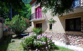 Appartement 48 m2 avec jardin au rdc dans villa à 5 min à pied des Thermes de Vernet-les-Bains, location de samedi à samedi
